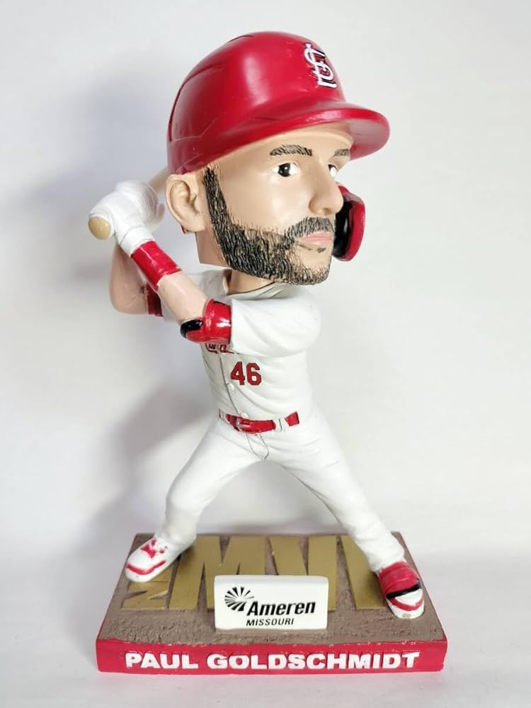 Amazon.co.jp: ポール ゴールドシュミット／”MVP” ボブルヘッド